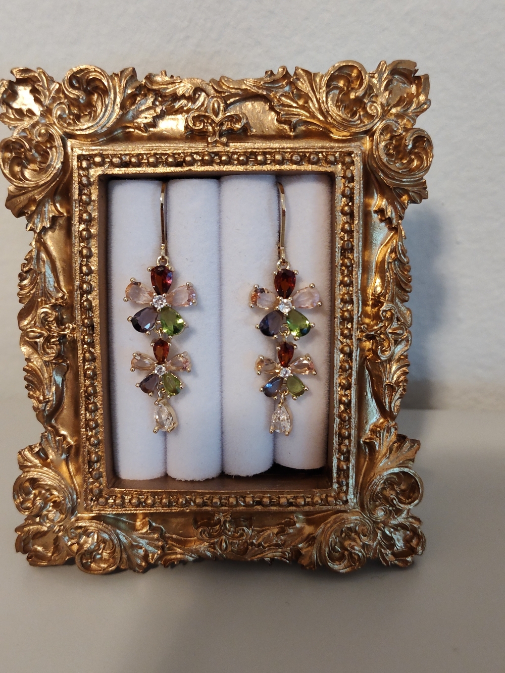 Multicolor Crystal Drop Earrings - Women Jewelry